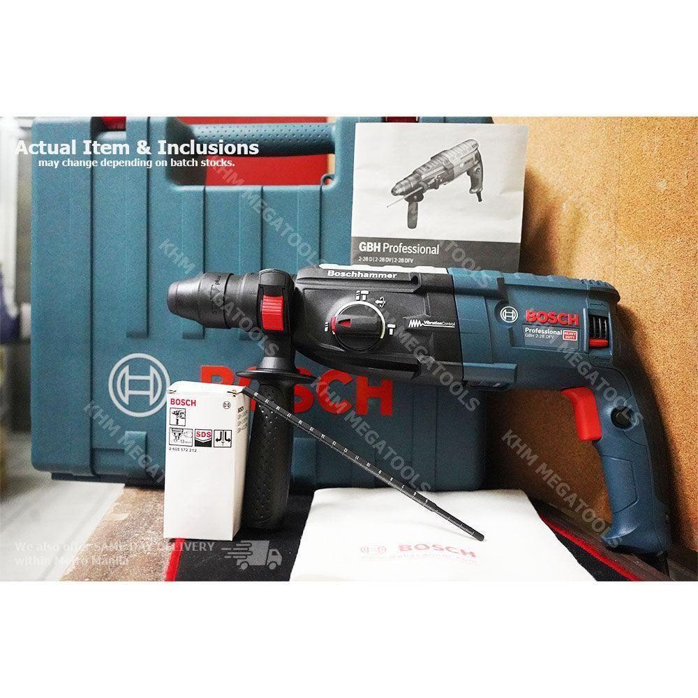 Bosch GBH 2-28 DFV 3-Modes Rotary Hammer 28mm 820W 3.2J - KHM Megatools Corp. Bosch GBH 2-28 DFV 3-Modes Rotary Hammer 28mm 820W 3.2J - KHM Megatools Corp.